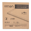 Панель ультратонкая светодиодная LightPhenomenON LT-UTP-02-IP40-40W-6500К б/д 4E - Светильники - Для общественных зданий - Магазин электрооборудования для дома ТурбоВольт